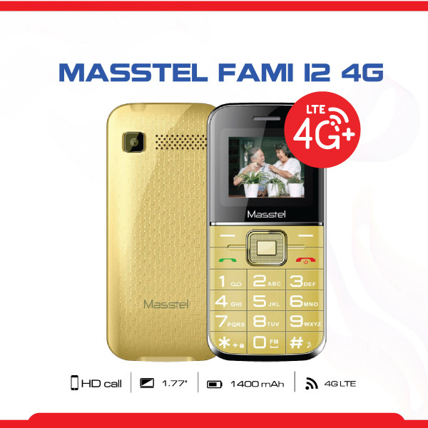 Điện thoại MASSTEL FAMI 12 4G