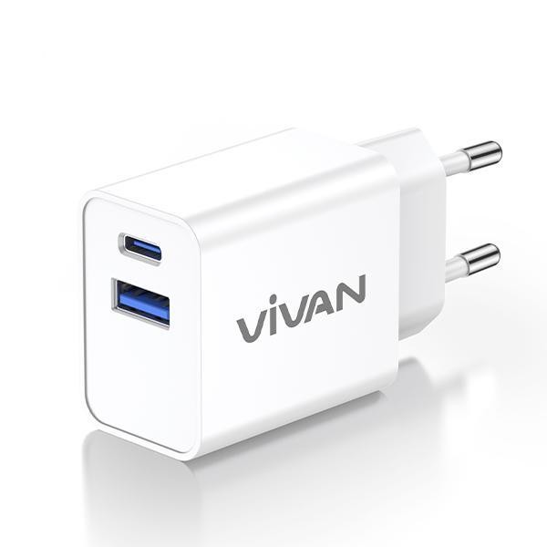 Củ sạc nhanh VIVAN USB-A/TypeC Power 35 35W 4A